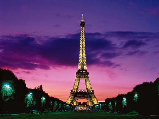 Paris - Torre Eiffel a noite