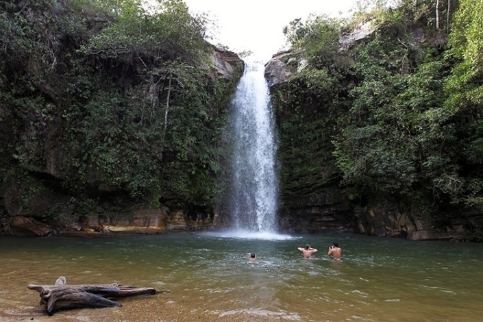 Cachoeira do Abade, em Pirenópolis